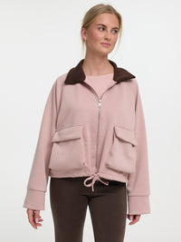 Jacke "Tatum" in Altrosa/Braun