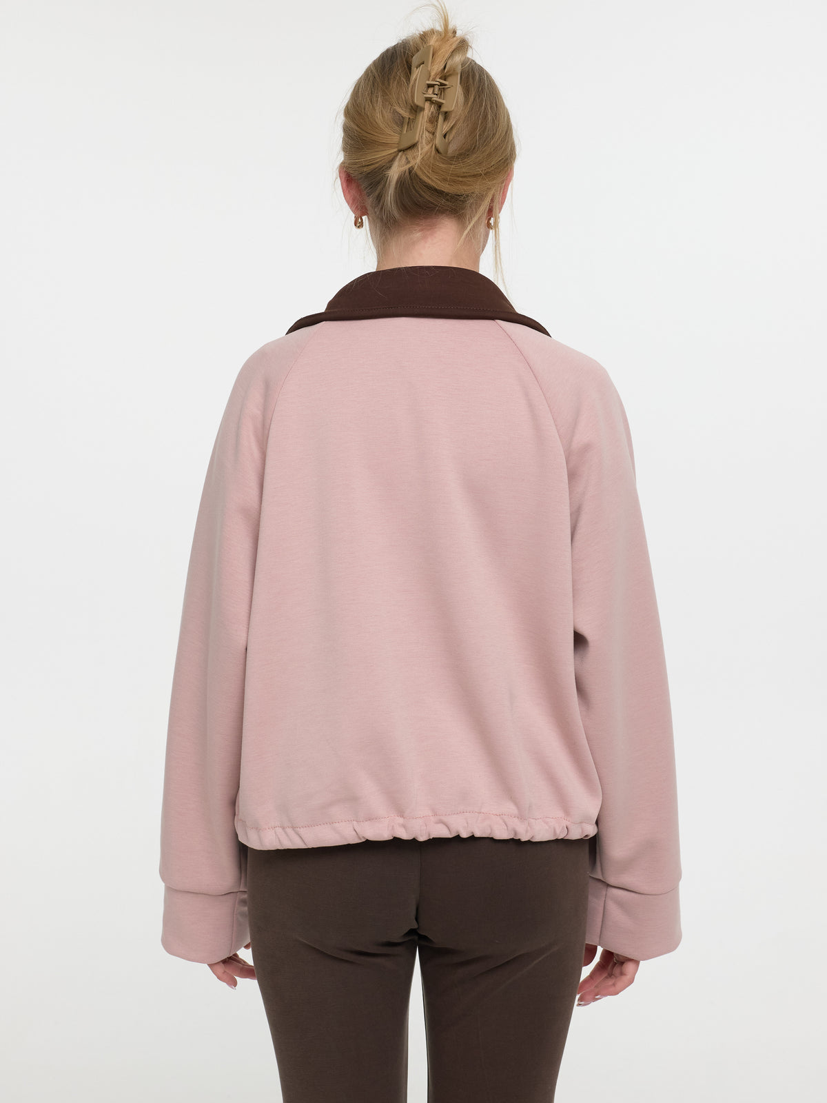 Jacke "Tatum" in Altrosa/Braun