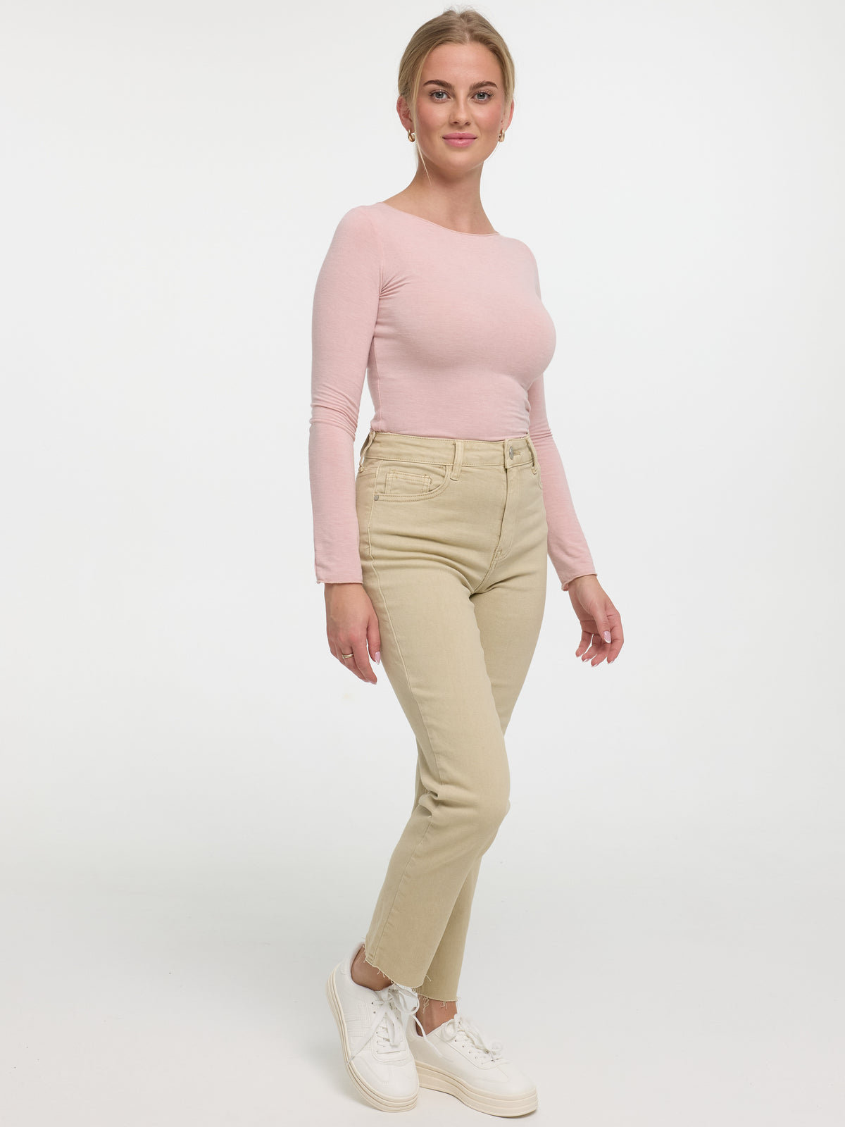 Jeans "Patricia" in Beige