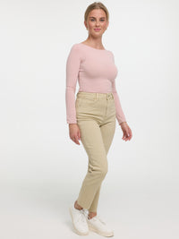 Jeans "Patricia" in Beige