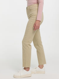 Jeans "Patricia" in Beige