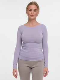 Langarmshirt "Anitha" in Flieder