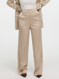 Stoffhose „Millie“ in Champagner