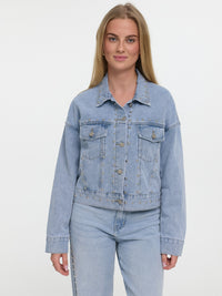 Nieten-Jeansjacke "Aria"