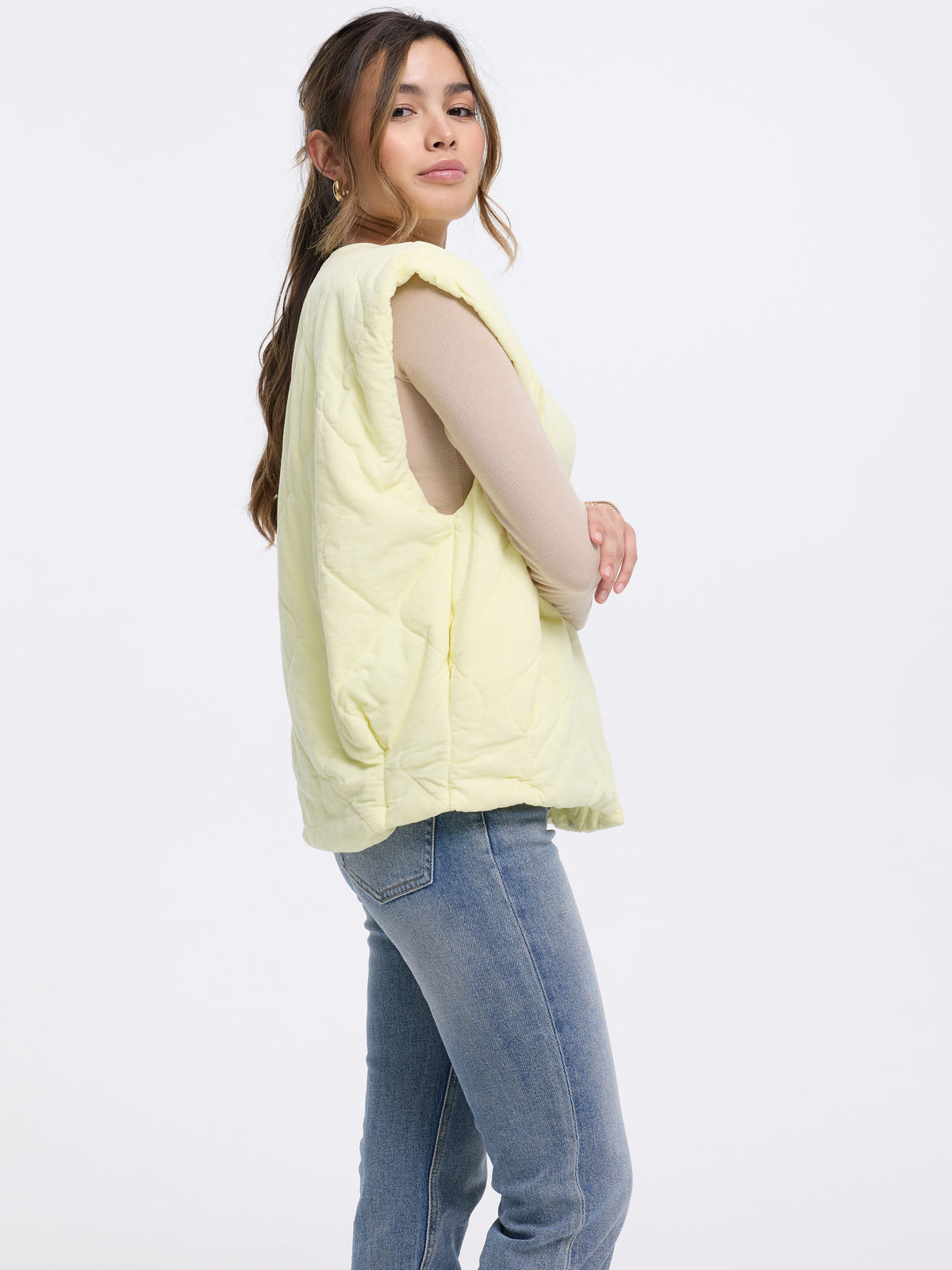 Weste "Leana" in Gelb