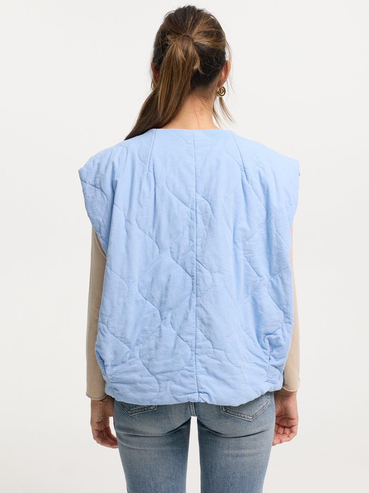 Weste "Leana" in Babyblau