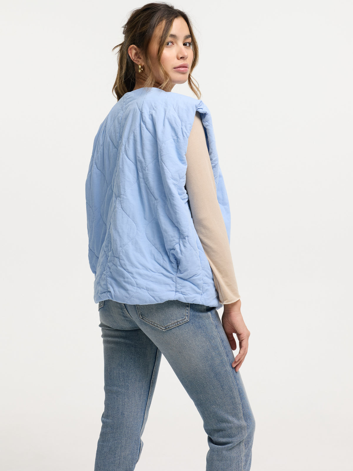 Weste "Leana" in Babyblau