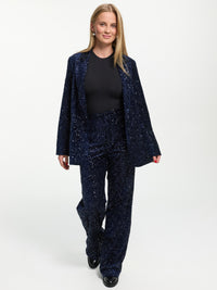 Pailletten Hose "Sparkle" in Blau