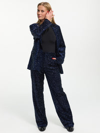 Pailletten Hose "Sparkle" in Blau