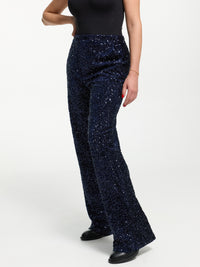 Pailletten Hose "Sparkle" in Blau