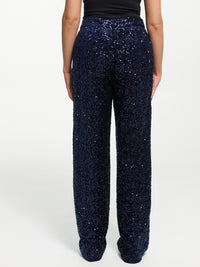 Pailletten Hose "Sparkle" in Blau