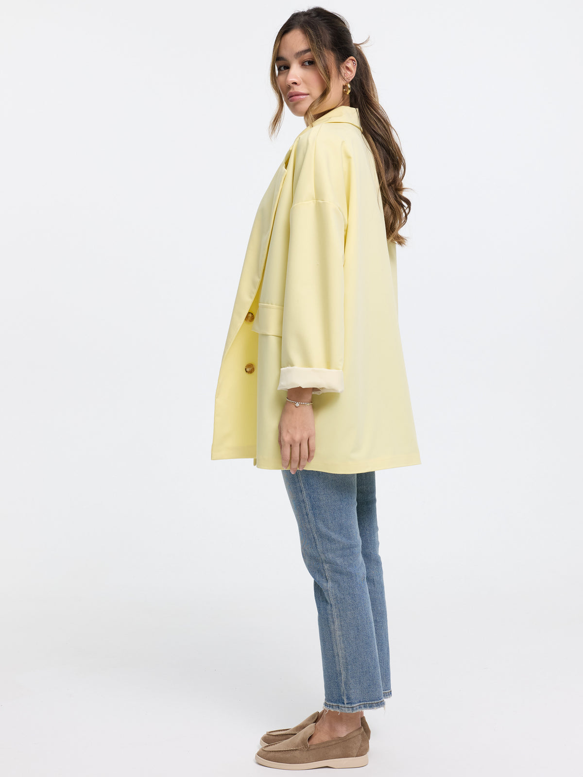 Blazer "Evina" in Pastellgelb
