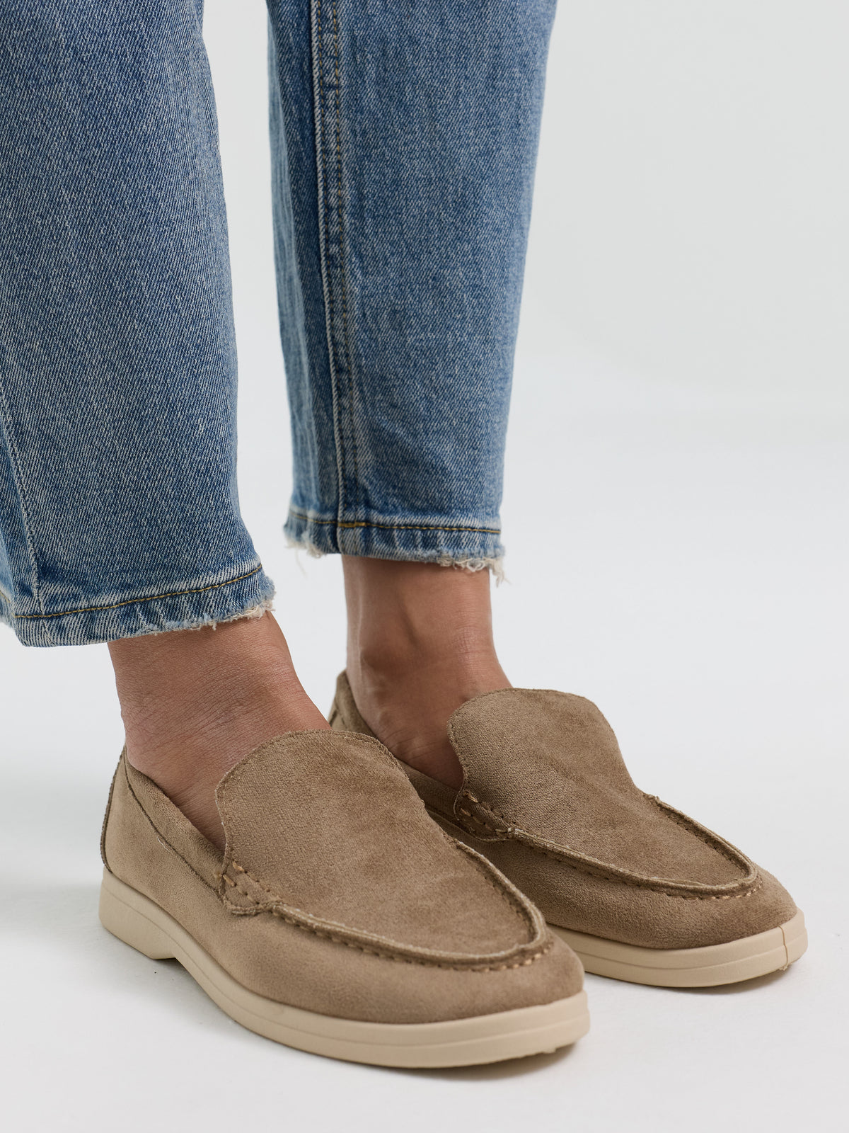 Loafer "Selma" in Taupe