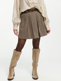 Stoffrock "Bella" in Hazelnut