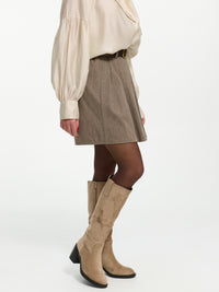 Stoffrock "Bella" in Hazelnut