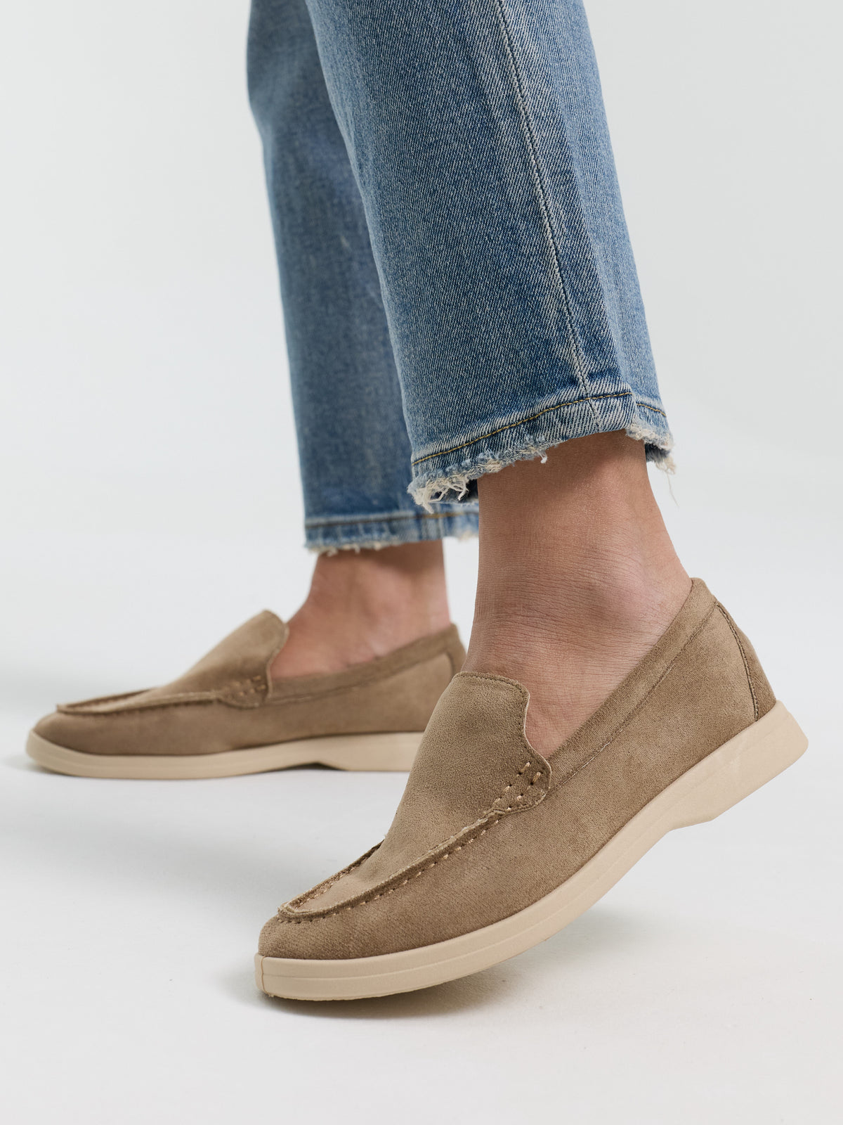 Loafer "Selma" in Taupe