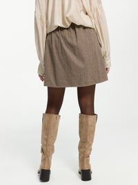 Stoffrock "Bella" in Hazelnut