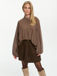 Bluse "Vivienne" in Braun