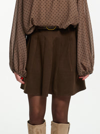 Stoffrock "Bella" in Braun