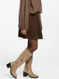 Stoffrock "Bella" in Braun