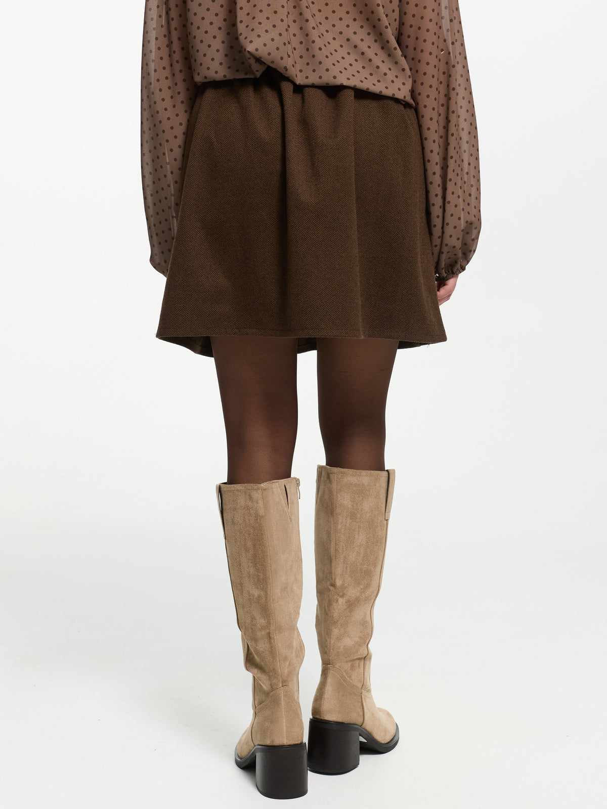 Stoffrock "Bella" in Braun