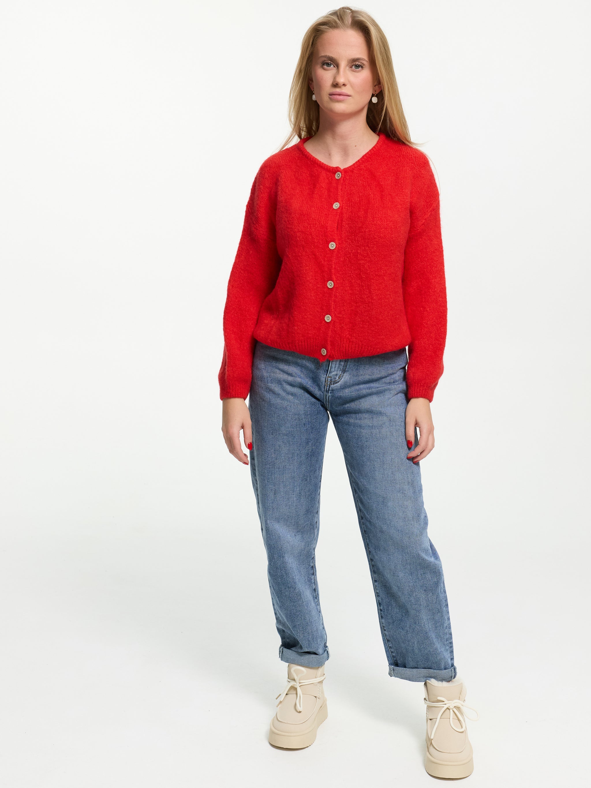 Cardigan "Serena" in Rot