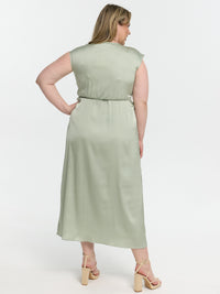 Maxikleid "Pamina" in Gleeming Green