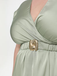 Maxikleid "Pamina" in Gleeming Green