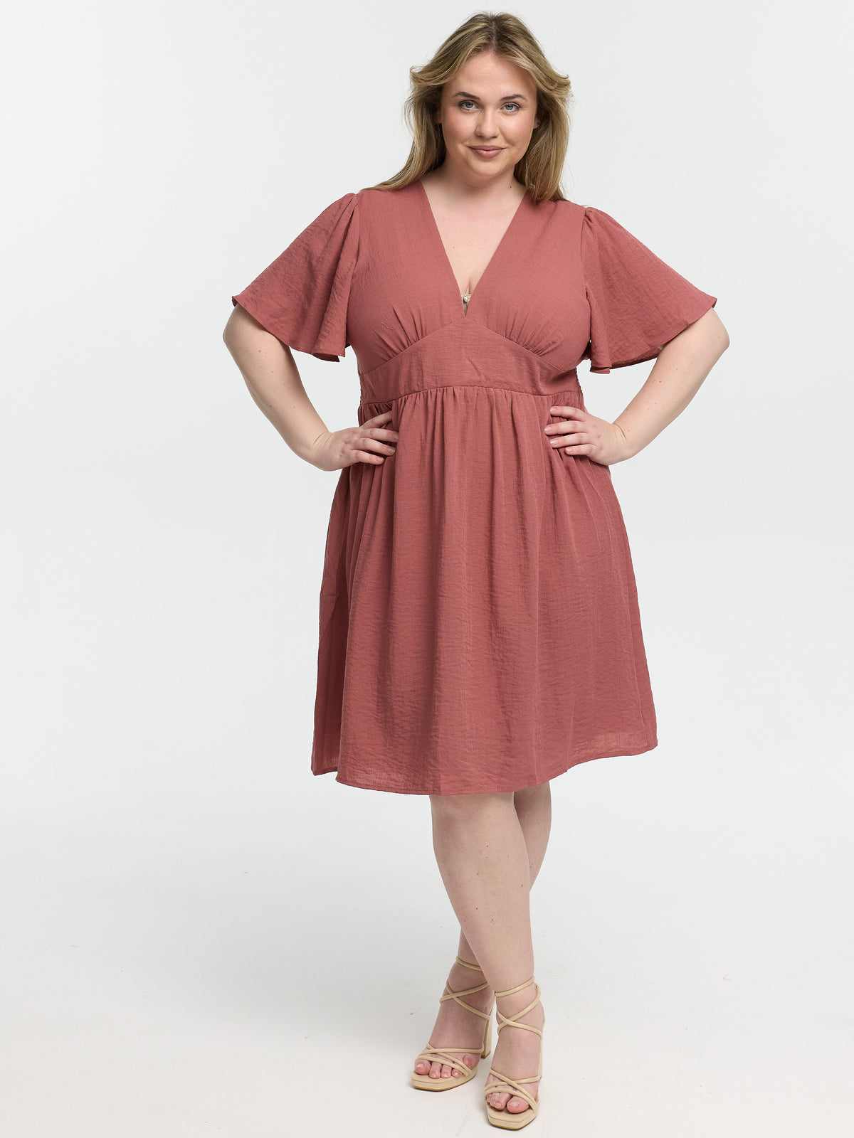 Kleid "Alani" in Coral