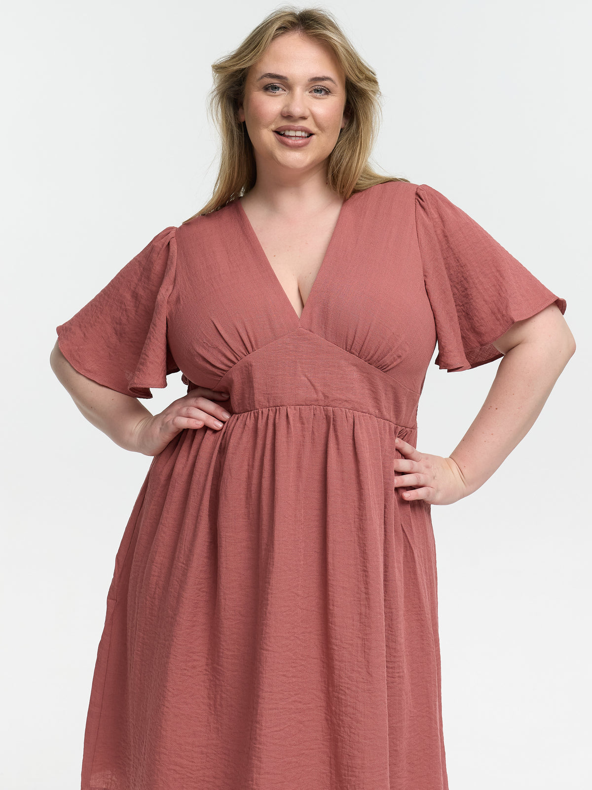 Kleid "Alani" in Coral