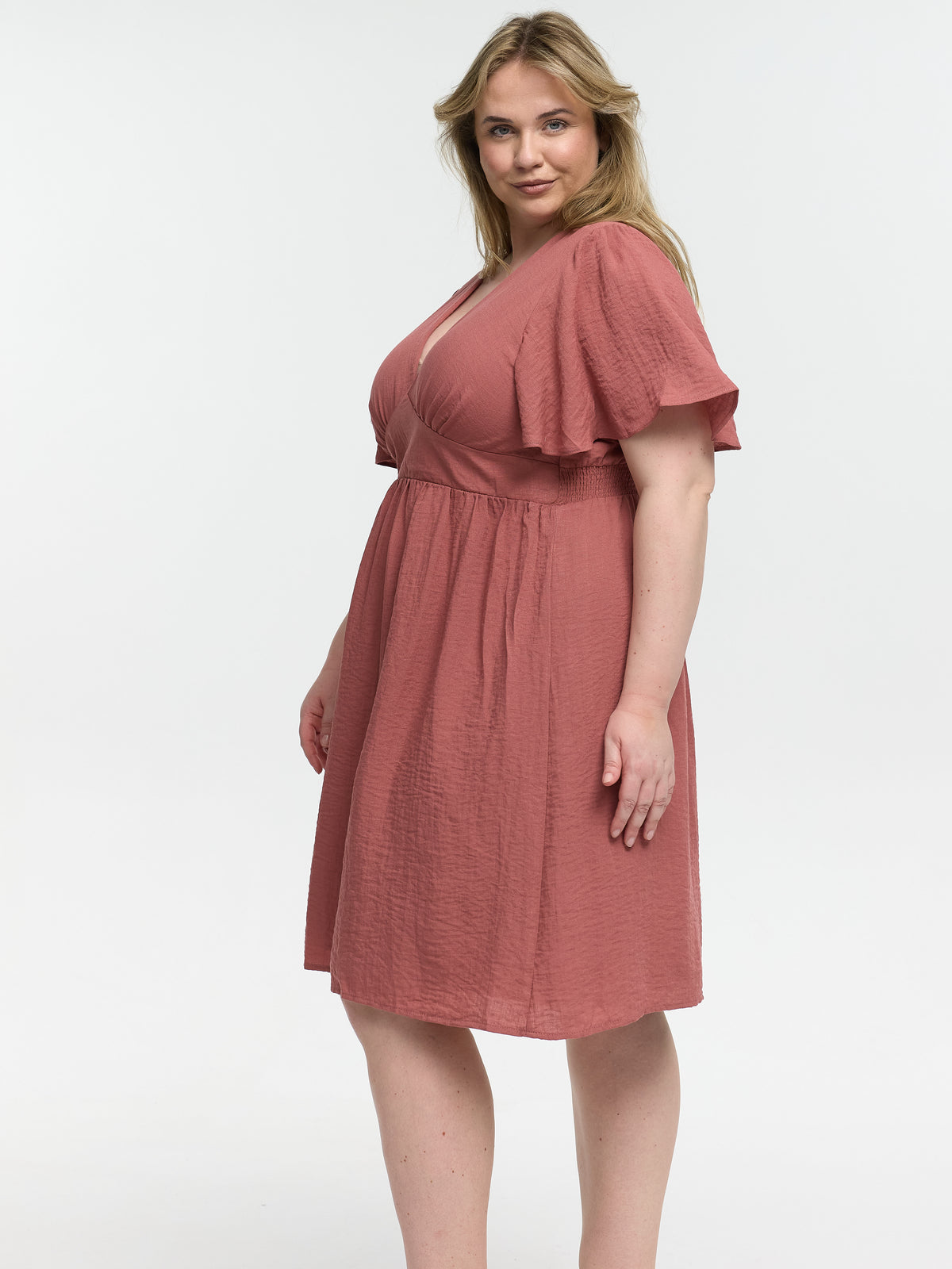 Kleid "Alani" in Coral