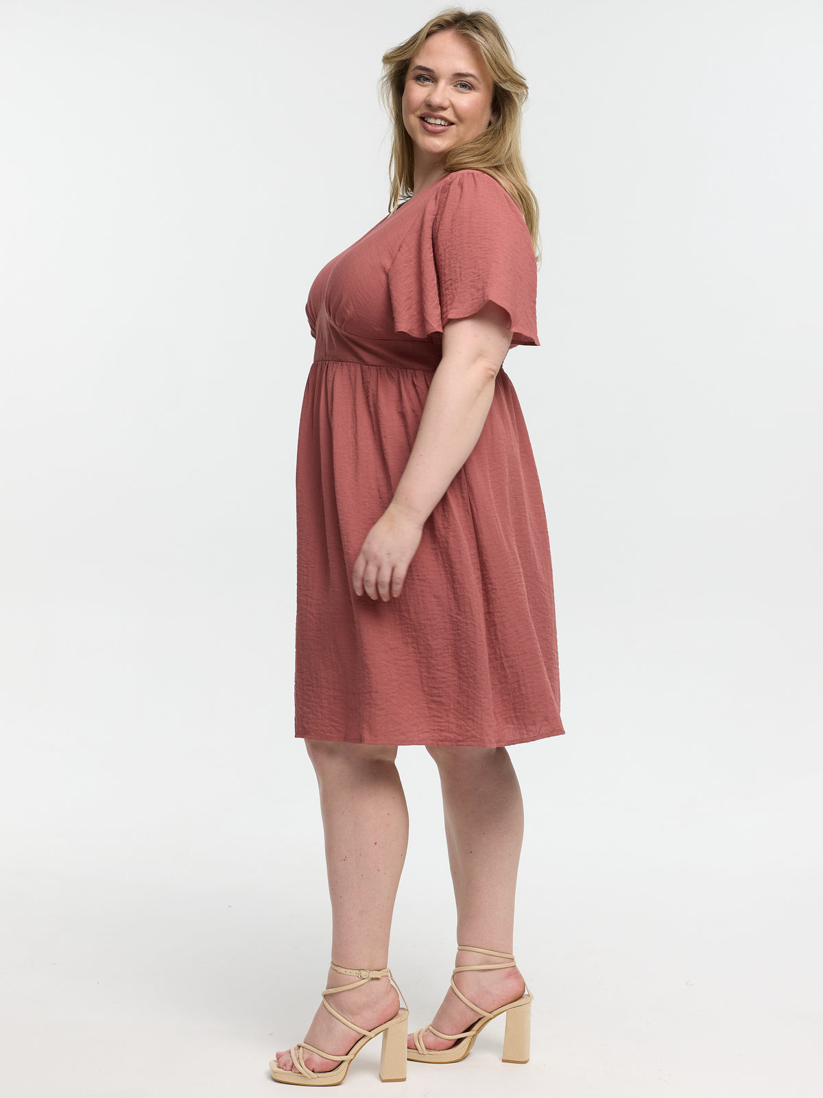 Kleid "Alani" in Coral