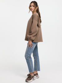 Pullover "Copine" in Moccha