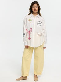 Bluse "Bonsier" in Weiß