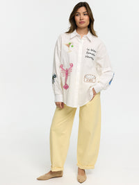 Bluse "Bonsier" in Weiß