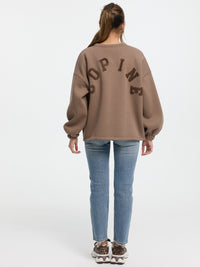 Pullover "Copine" in Moccha