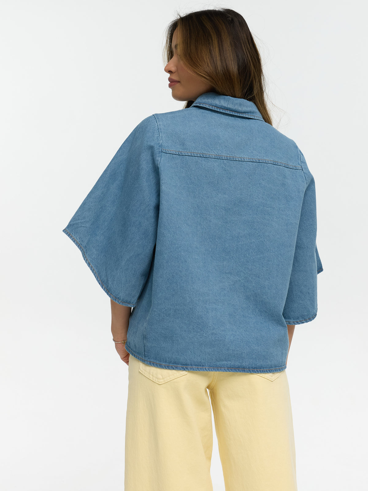 Jeans-Hemd "Susan" in Blau