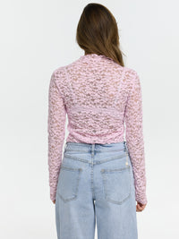 Spitzentop "Gloria" in Rosa