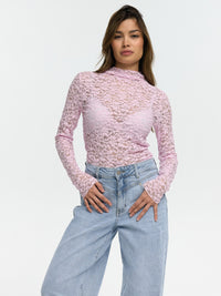Spitzentop "Gloria" in Rosa