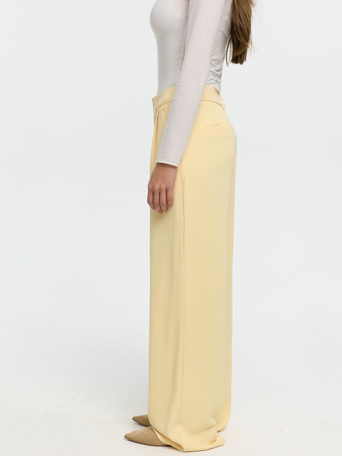 Stoffhose „Kim“ in Gelb