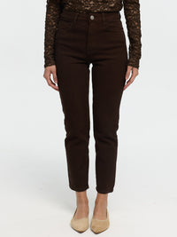 Momjeans "Dinah" in Braun