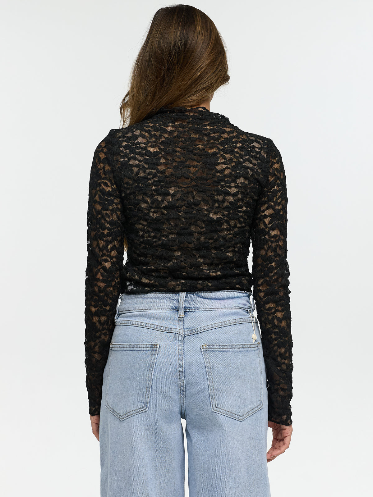 Spitzentop "Gloria" in Schwarz