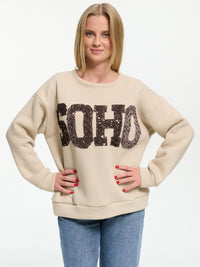 Pullover "Soho" in Beige