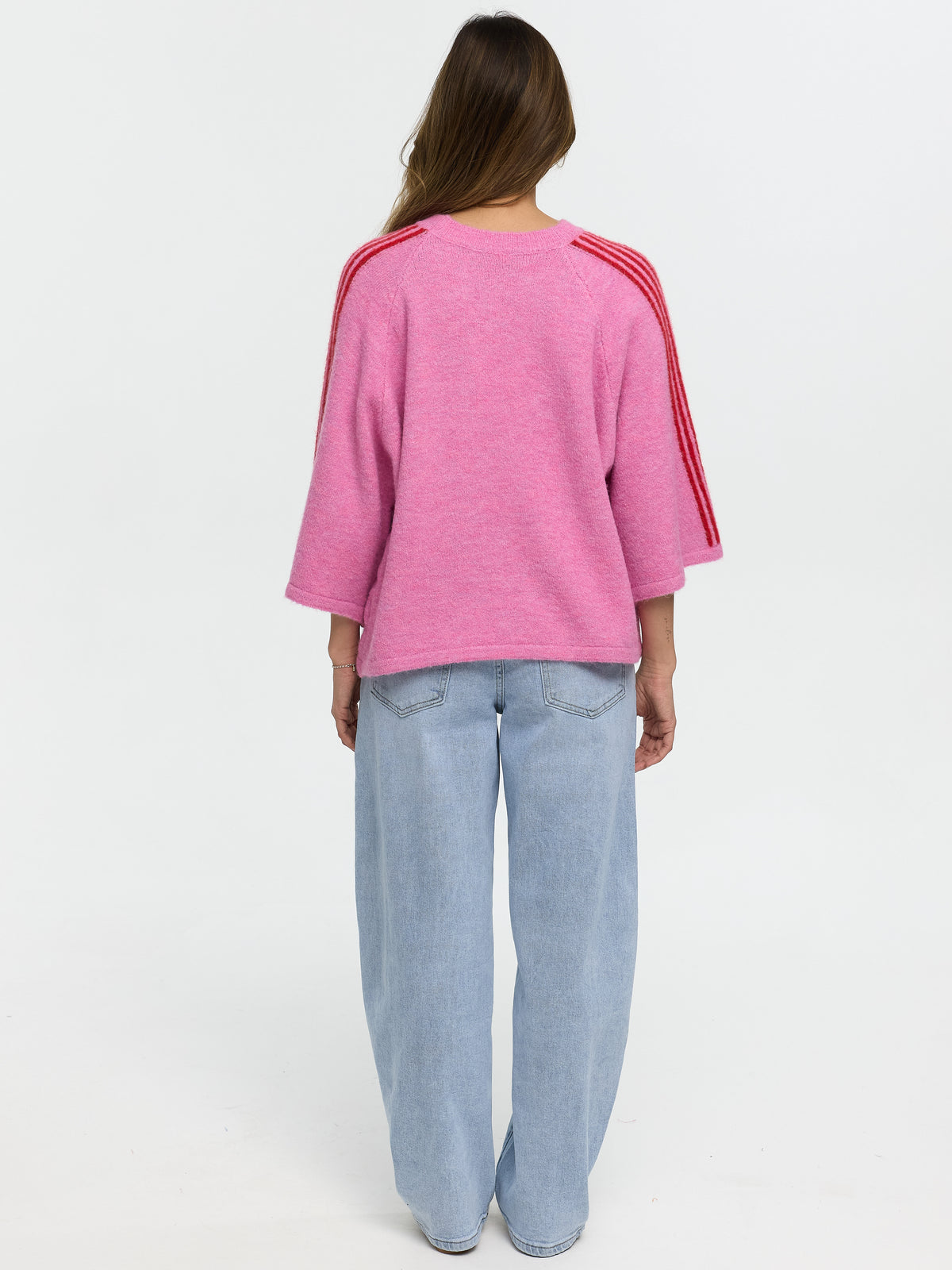 Kurzarm Pullover "Britney" in Pink