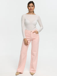 Straight Leg Jeans "Rosy"