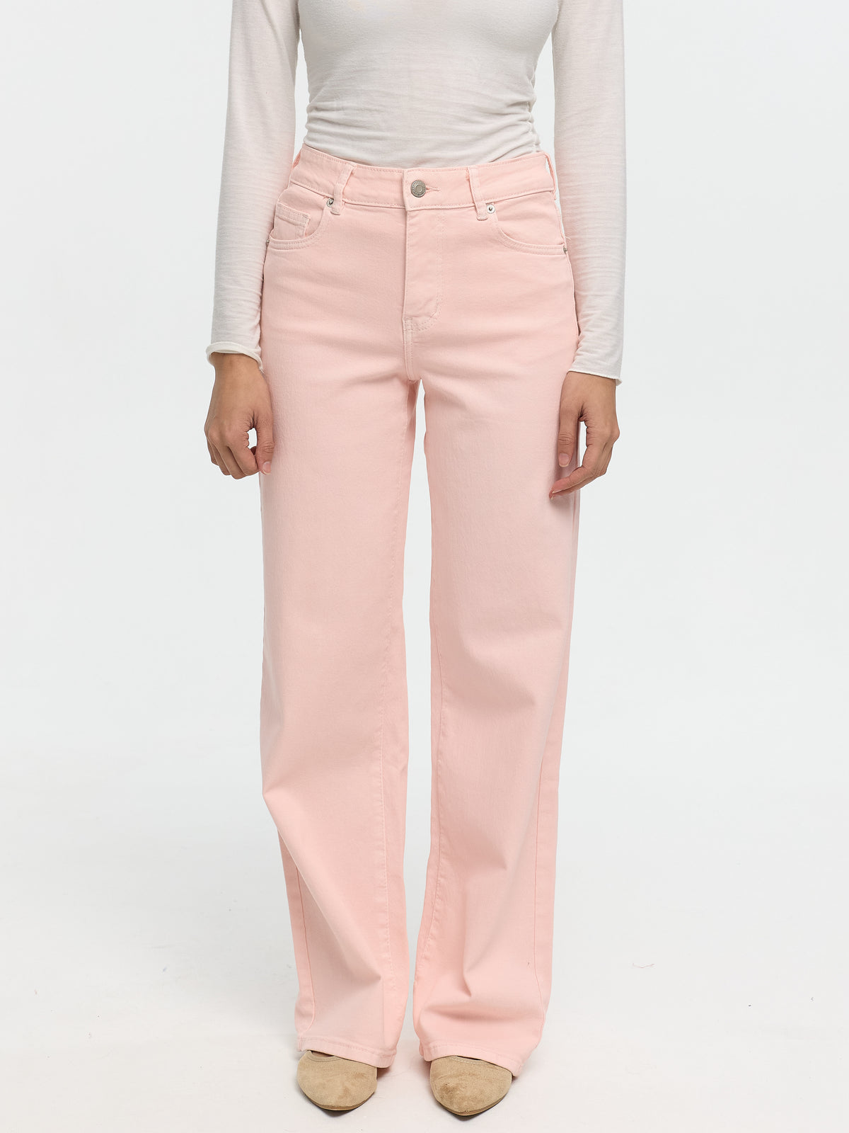 Straight Leg Jeans "Rosy"