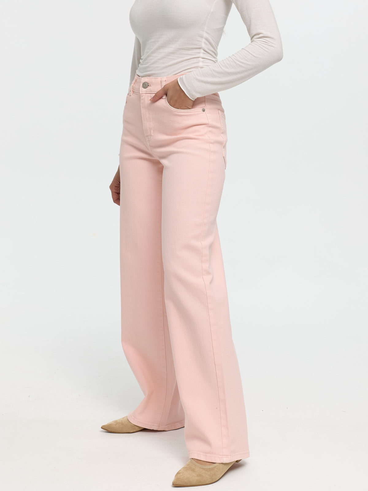 Straight Leg Jeans "Rosy"