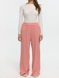 Hose „Abbey“ Coral gestreift