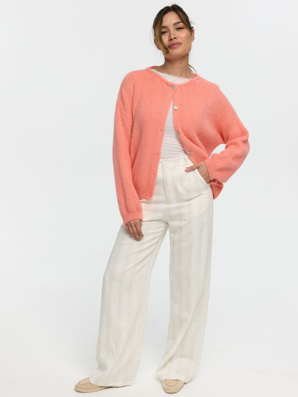 Cardigan "Serena" in Coral