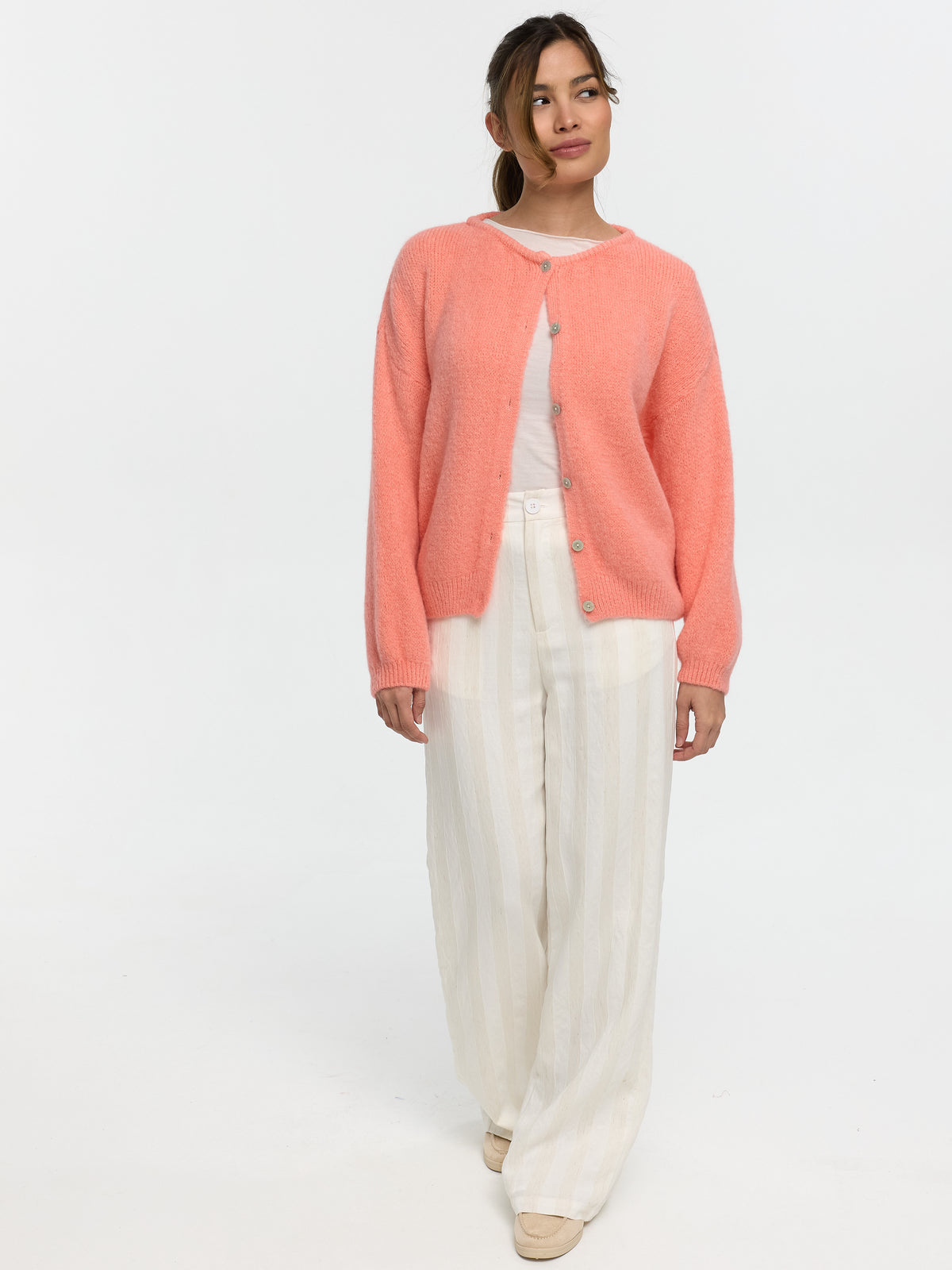 Cardigan "Serena" in Coral